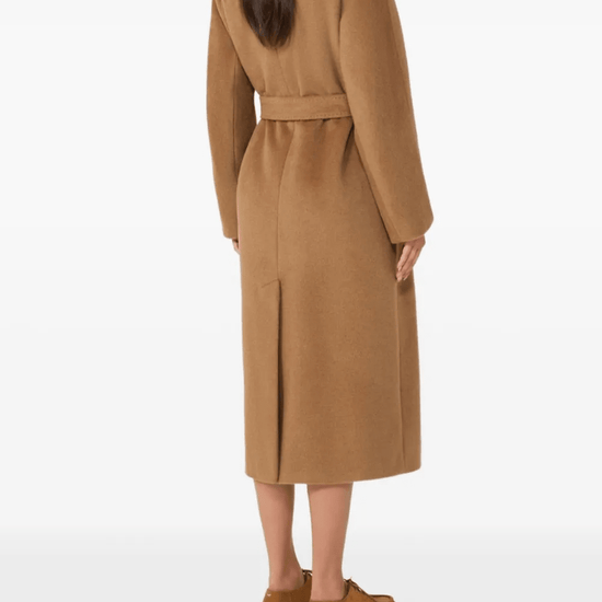 Young Ideas & Henmores - Tempera Belted Wool Coat - 026 Camel - 6