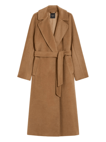 Young Ideas & Henmores - Tempera Belted Wool Coat - 026 Camel - 6