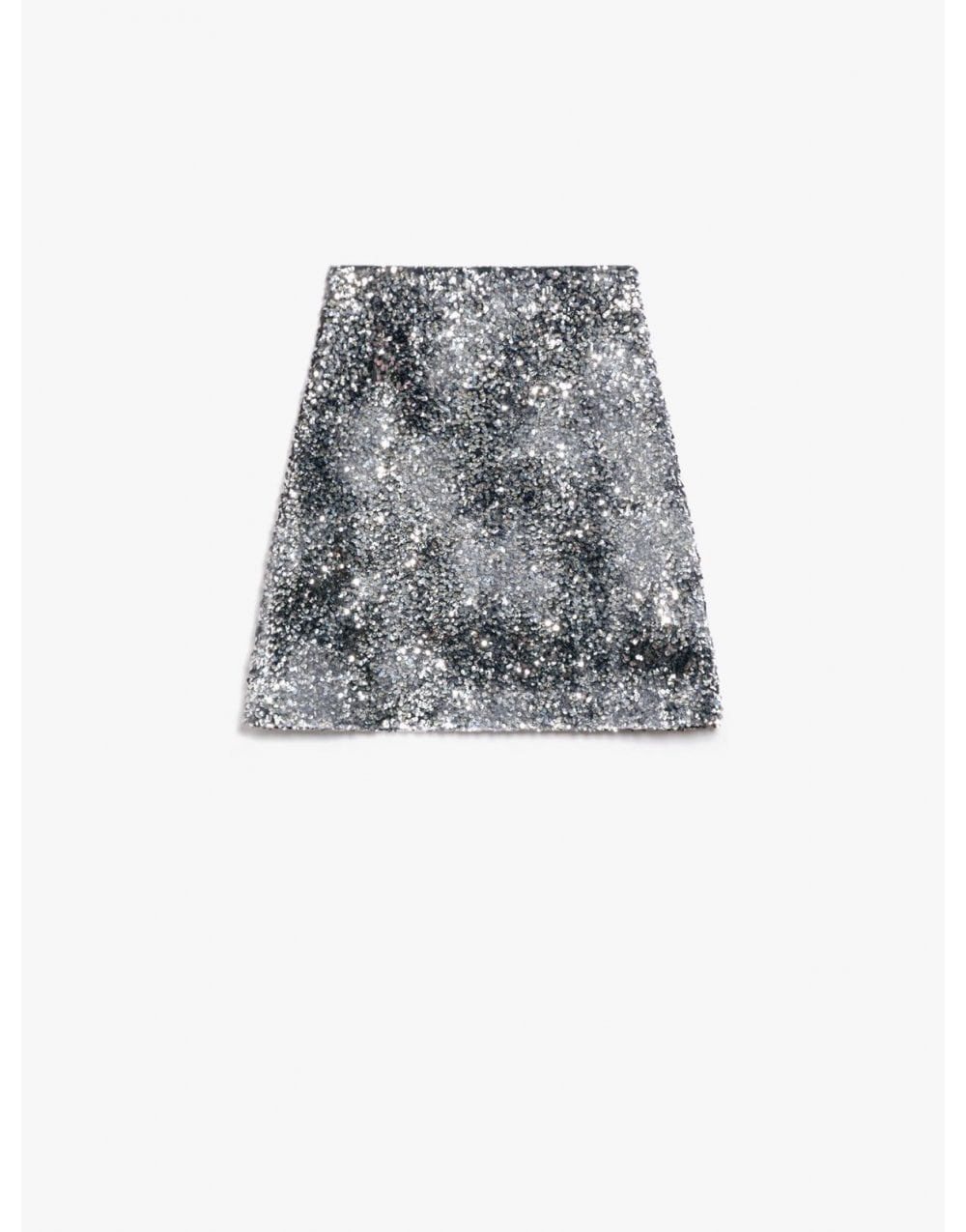 Young Ideas/Henmores - Uvetta Sequin Short Skirt - 001 Black/Silver - S