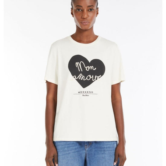 Young Ideas/Henmores - Vello Mon Amour T-Shirt - 005 Ivory - XS