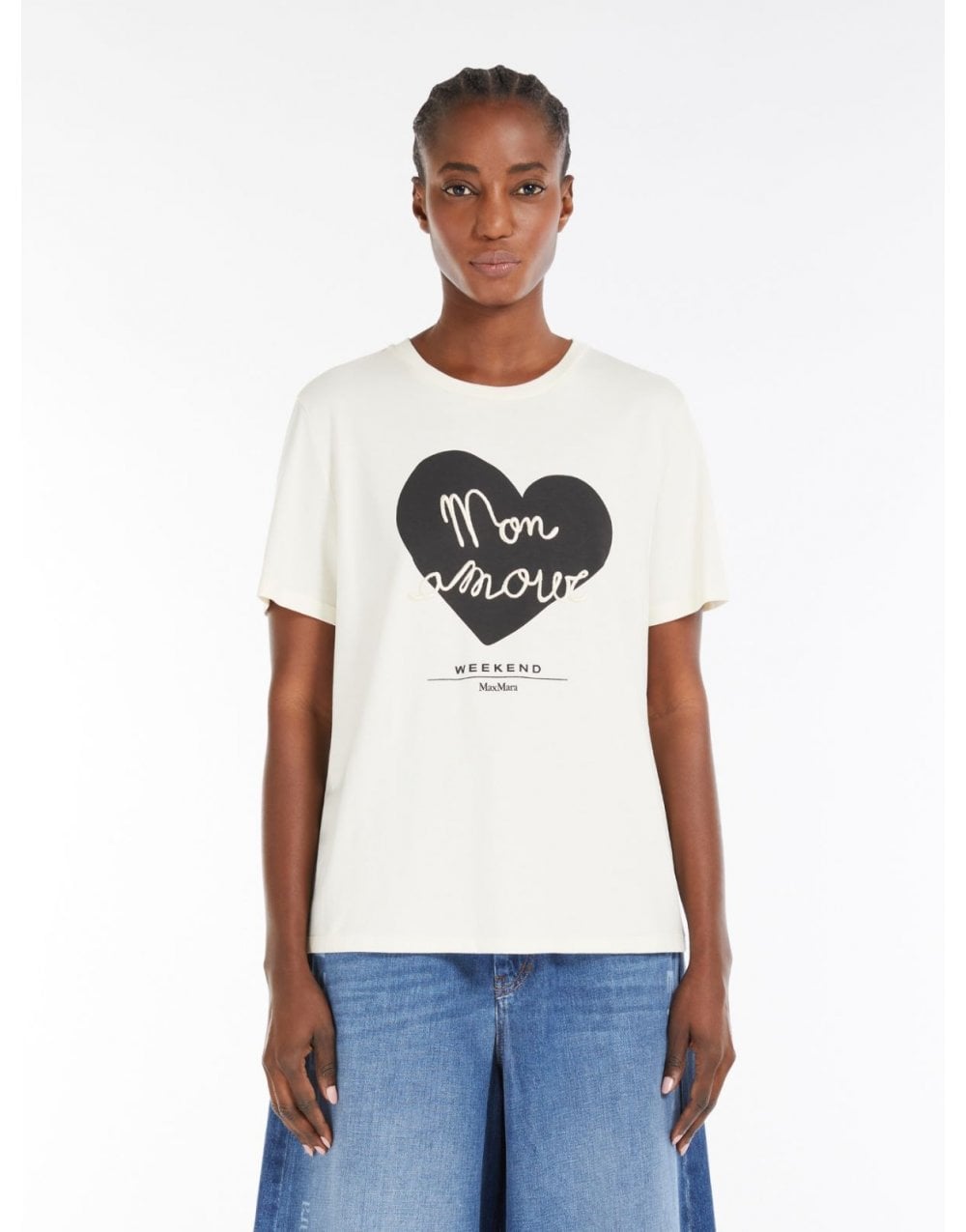Young Ideas/Henmores - Vello Mon Amour T-Shirt - 005 Ivory - XS