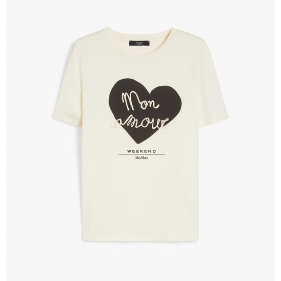 Young Ideas/Henmores - Vello Mon Amour T-Shirt - 005 Ivory - XS