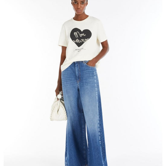 Young Ideas/Henmores - Vello Mon Amour T-Shirt - 005 Ivory - XS