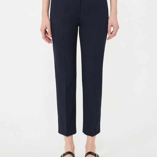 Young Ideas/Henmores - Vite Slim Fit Cotton Trouser - Navy - 8