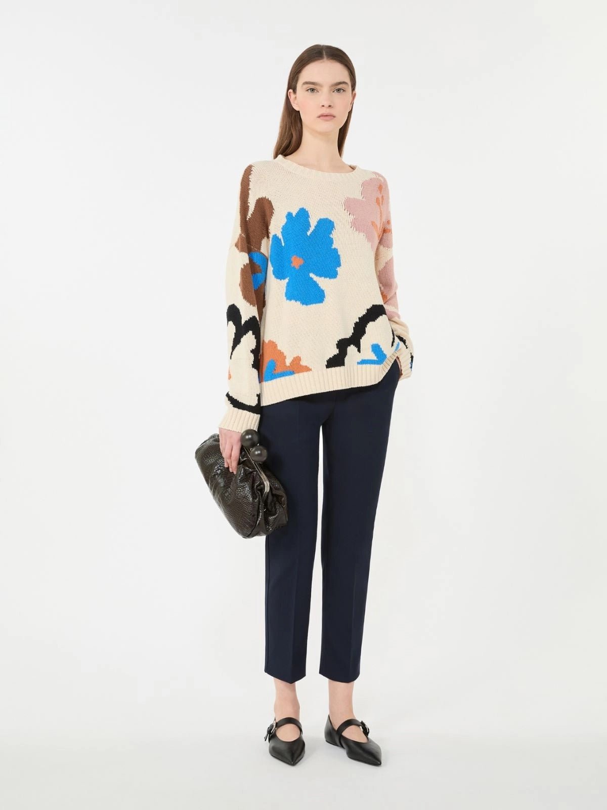 Young Ideas/Henmores - Vite Slim Fit Cotton Trouser - Navy - 8