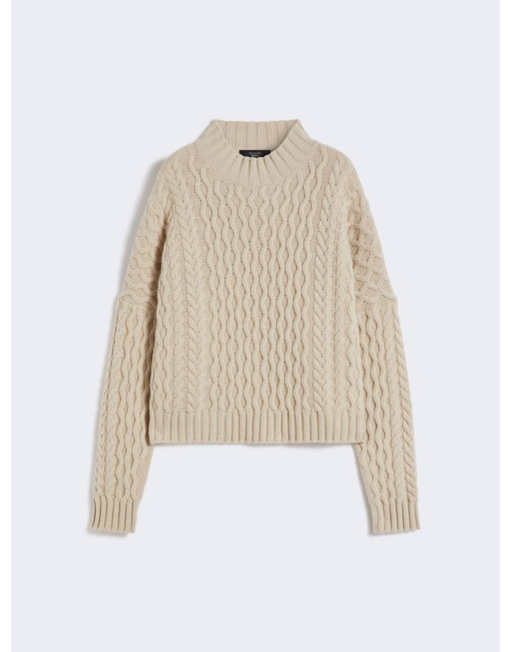 Young Ideas/Henmores - Yard Cable Textured Wool Jumper - 002 Beige - XS