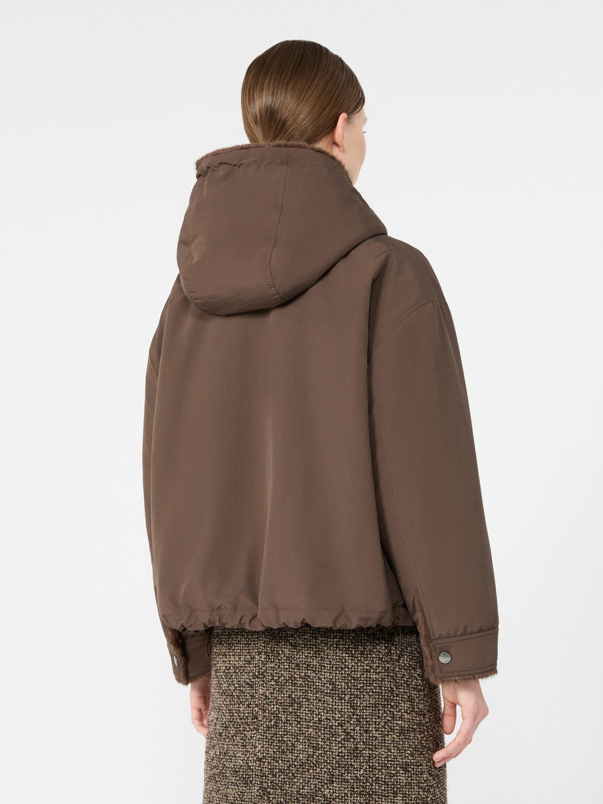 Young Ideas & Henmores -Zanna Short Raincoat -012 Castagna Brown -6