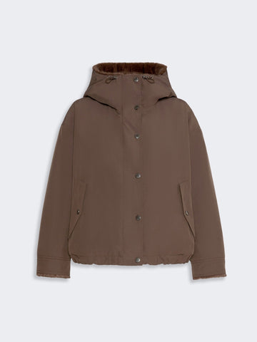 Young Ideas & Henmores -Zanna Short Raincoat -012 Castagna Brown -6