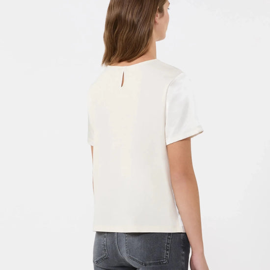 Young Ideas & Henmores - Zona Jersey Silk Touch Top - 002 Nude Beige - XS