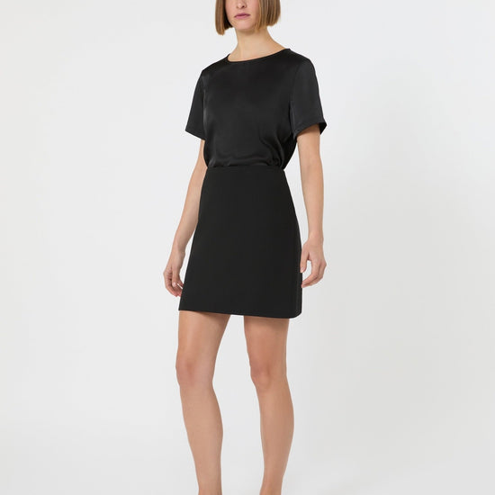 Young Ideas & Henmores - Zona Jersey Silk Touch Top - 006 Black - XS