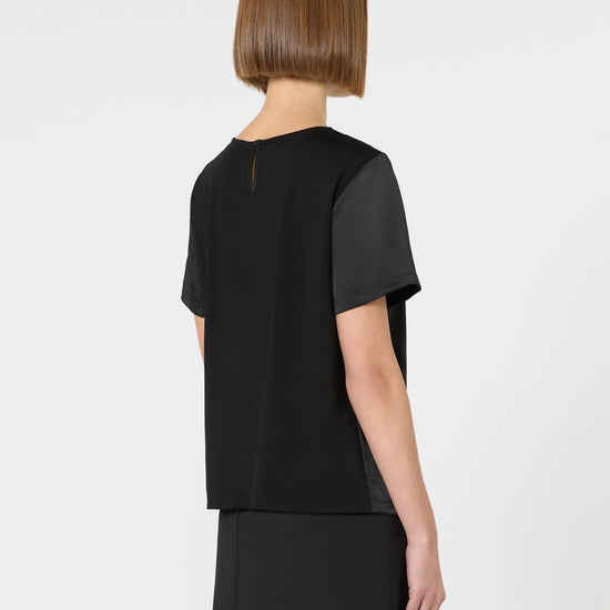 Young Ideas & Henmores - Zona Jersey Silk Touch Top - 006 Black - XS