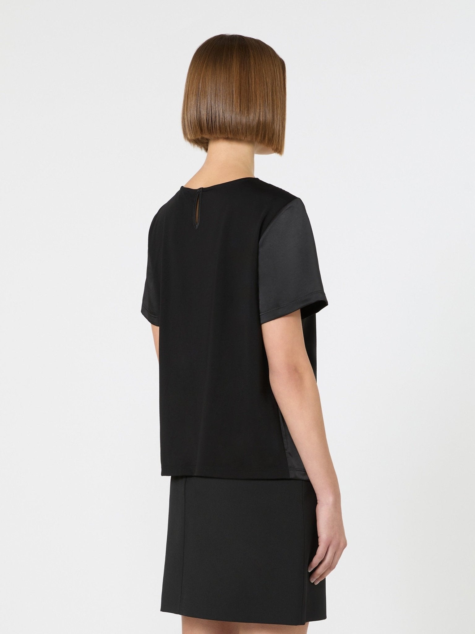 Young Ideas & Henmores - Zona Jersey Silk Touch Top - 006 Black - XS