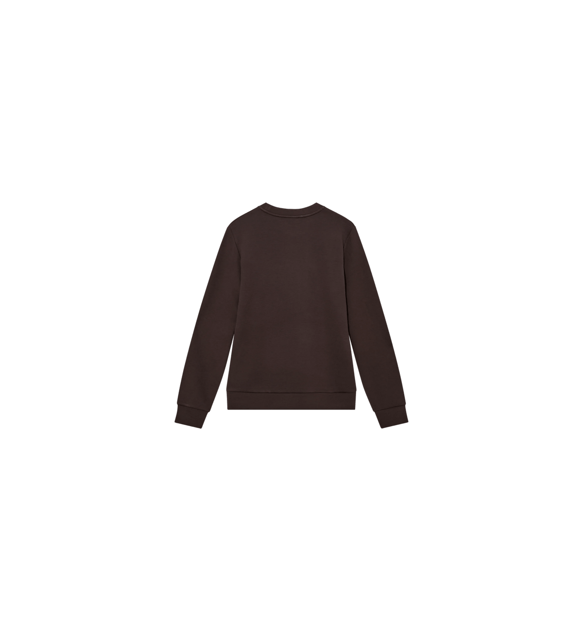 Young Ideas & Henmores -Abel Crew Neck Sweat -591 Chocolate Brown Melange -M