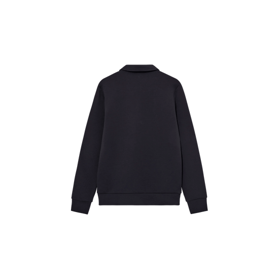 Young Ideas & Henmores -Abel Zip Polo Sweat -468 Salute Navy -M