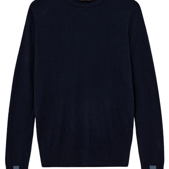 Young Ideas & Henmores -Adam Crew Neck Knit -469 Navy -M