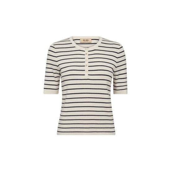 Young Ideas & Henmores -Aliz Caliz Stripe Jersey Top -191 India Ink -XS
