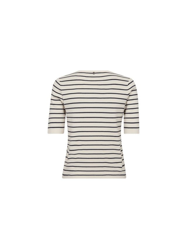 Young Ideas & Henmores -Aliz Caliz Stripe Jersey Top -191 India Ink -XS