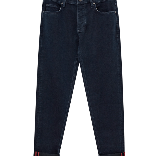 Young Ideas & Henmores -Andrew Blue Black Jeans -485 Blue Black Denim -32