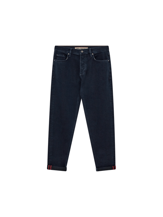 Young Ideas & Henmores -Andrew Blue Black Jeans -485 Blue Black Denim -32