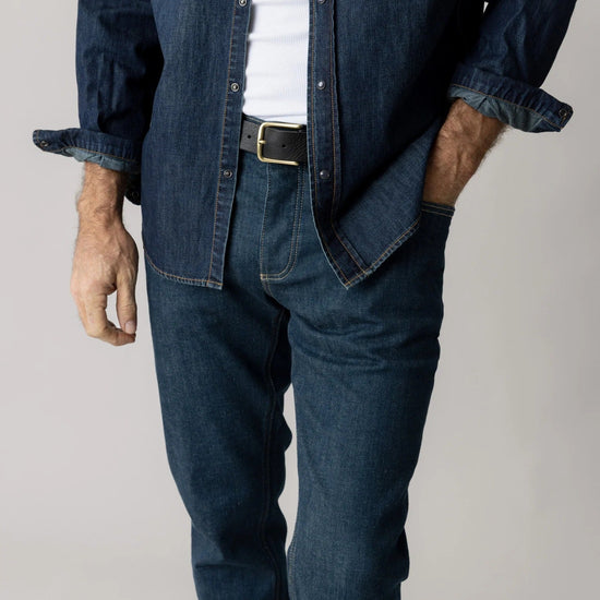 Young Ideas & Henmores -Andrew Florence Jeans -410 Blue Denim -32