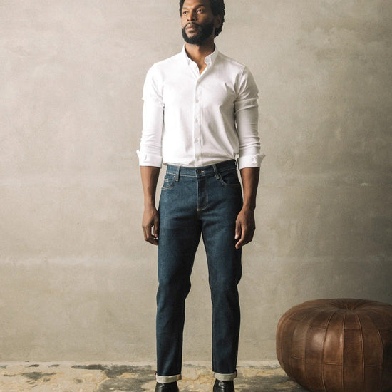 Young Ideas & Henmores -Andrew Florence Jeans -410 Blue Denim -32
