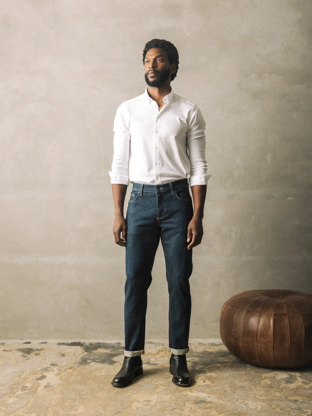 Young Ideas & Henmores -Andrew Florence Jeans -410 Blue Denim -32