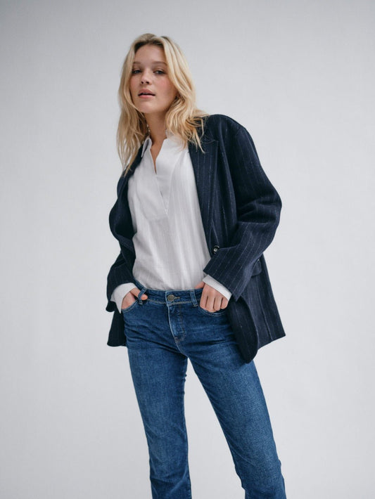 Young Ideas/Henmores - Ashley Otto Ankle Jeans - 401 Blue - 25