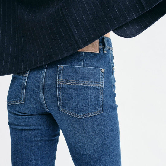 Young Ideas/Henmores - Ashley Otto Ankle Jeans - 401 Blue - 25