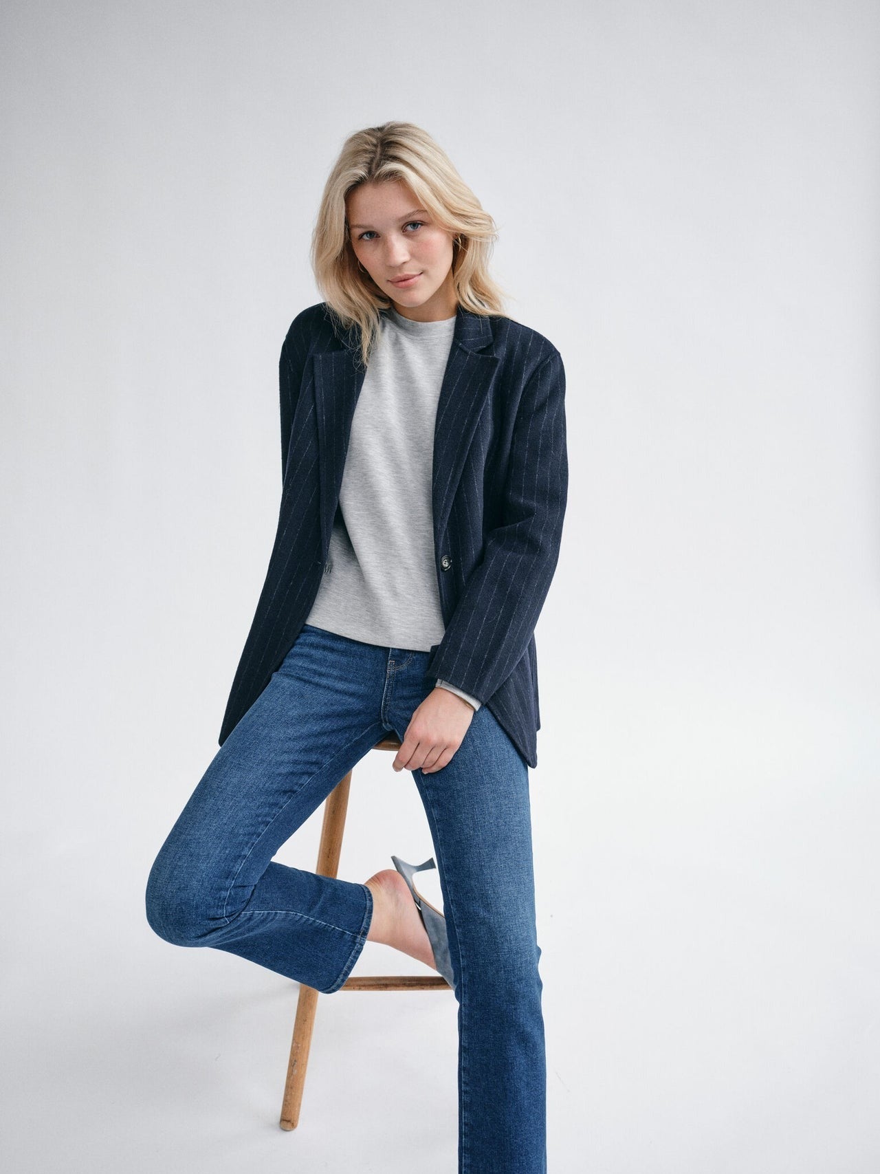 Young Ideas/Henmores - Ashley Otto Ankle Jeans - 401 Blue - 25