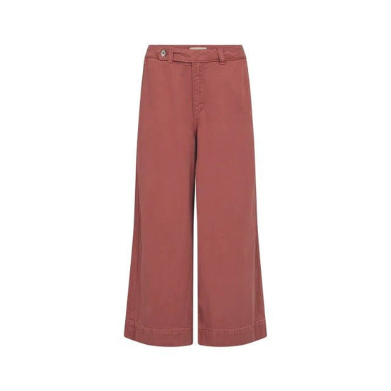 Young Ideas & Henmores -Bantry Stalom Wide Leg Jeans -272 Cowhide Burgundy -25