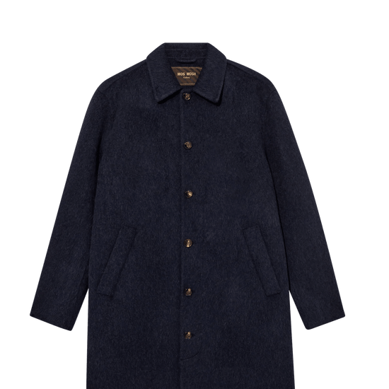 Young Ideas & Henmores -Barkley Wool Coat -468 Salute Navy -M