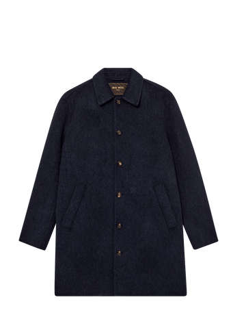 Young Ideas & Henmores -Barkley Wool Coat -468 Salute Navy -M