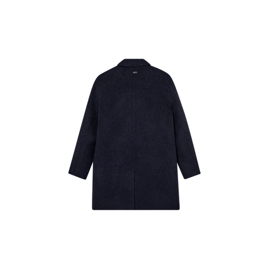 Young Ideas & Henmores -Barkley Wool Coat -468 Salute Navy -M