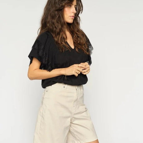 Young Ideas/Henmores - Bati Len Shorts - 180 Ecru - 26