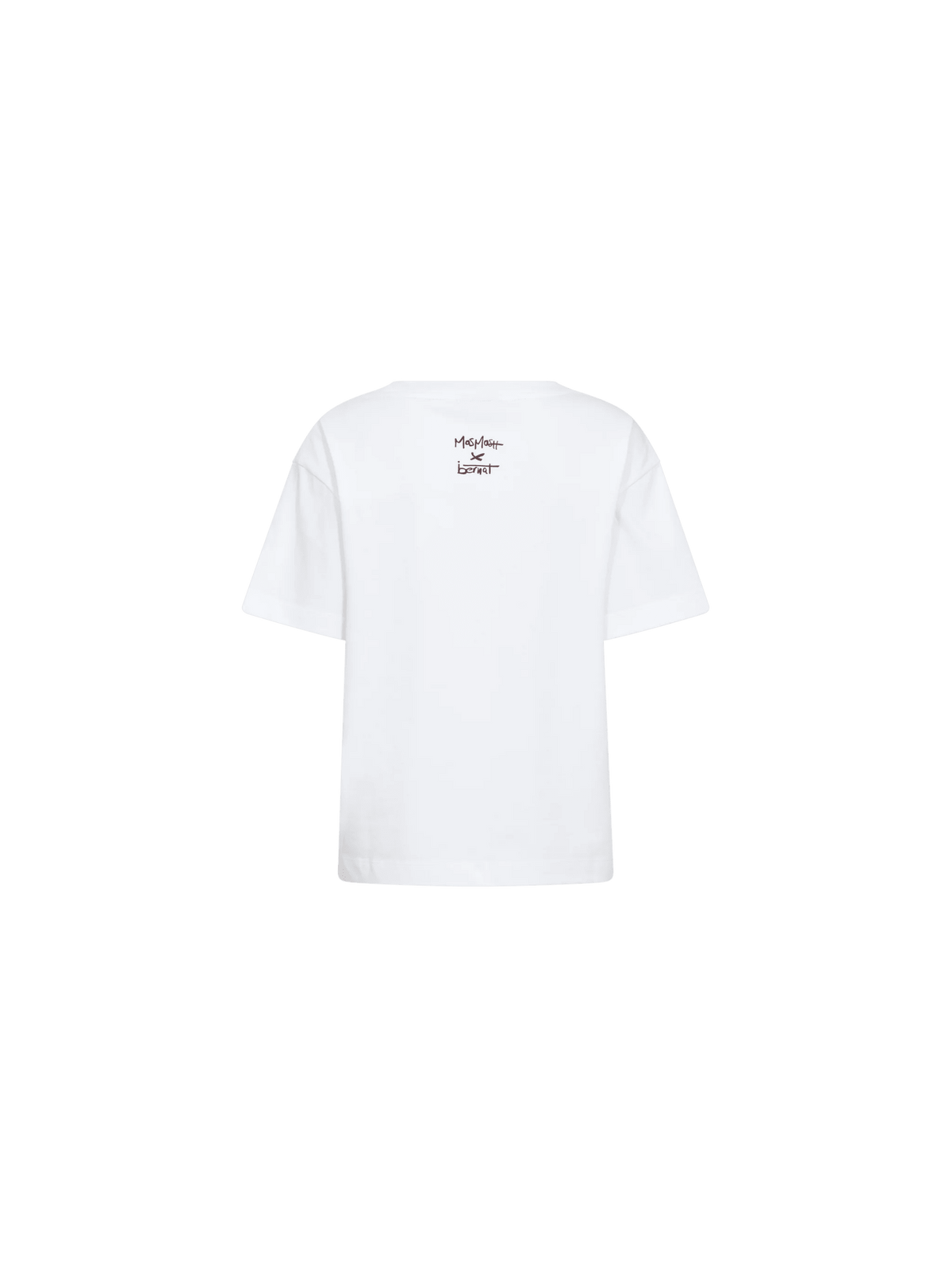 Young Ideas & Henmores -Bernat Crew Neck Graphic T-Shirt -101 White -XS