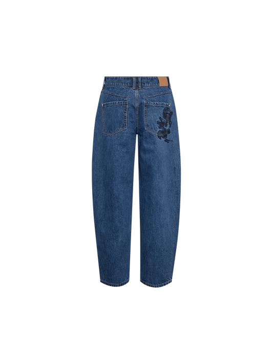 Young Ideas & Henmores -Bernat Hellen Barrel 30 Jeans -401 Blue -25