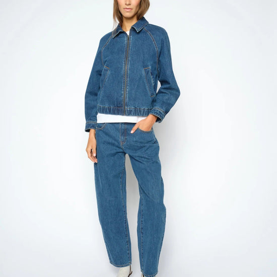 Young Ideas & Henmores -Bernat Hellen Barrel 30 Jeans -401 Blue -25