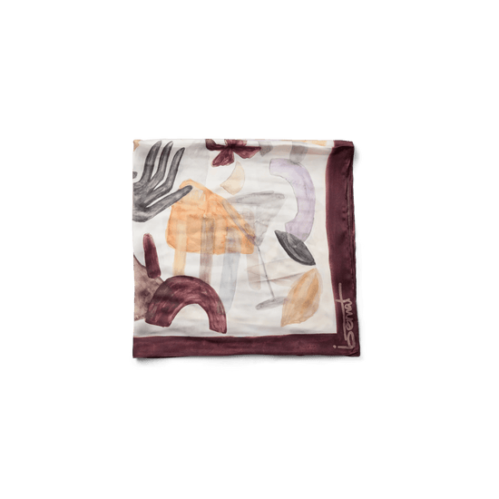 Young Ideas & Henmores -Bernat Suzina Scarf -180 Ecru Multi -OS