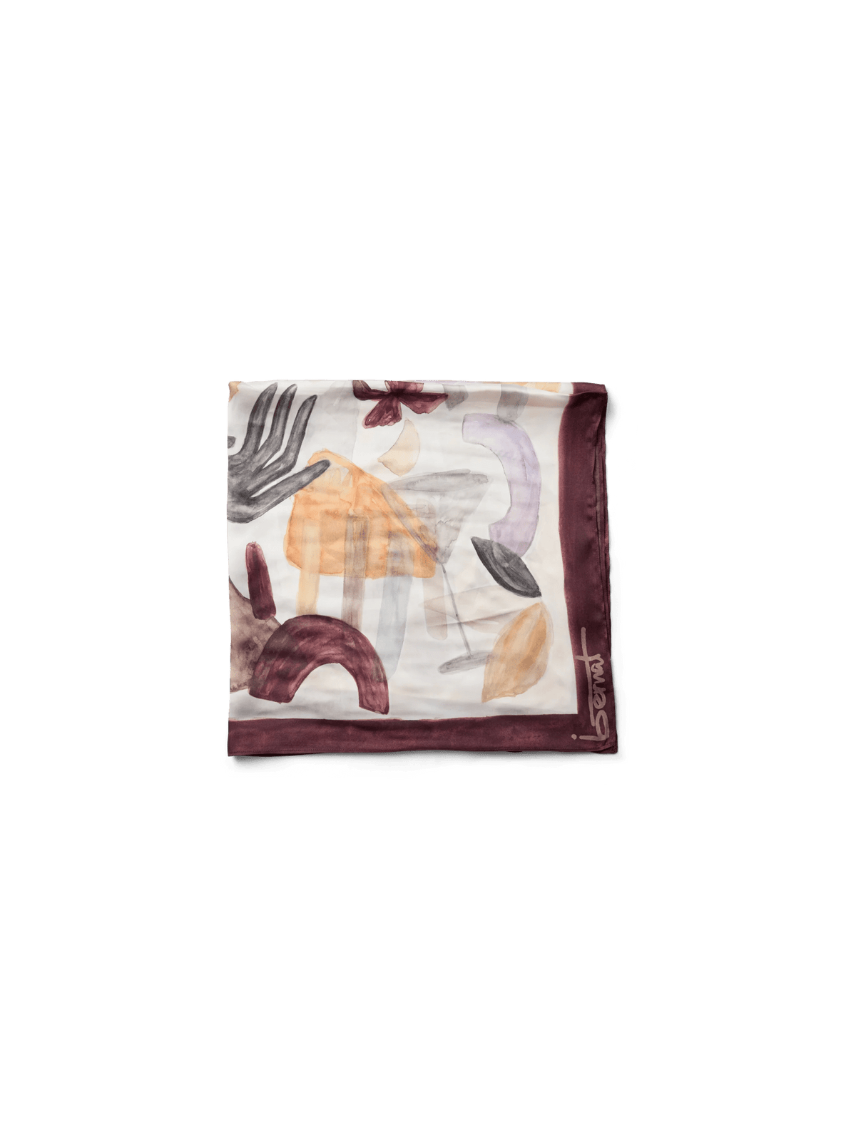 Young Ideas & Henmores -Bernat Suzina Scarf -180 Ecru Multi -OS