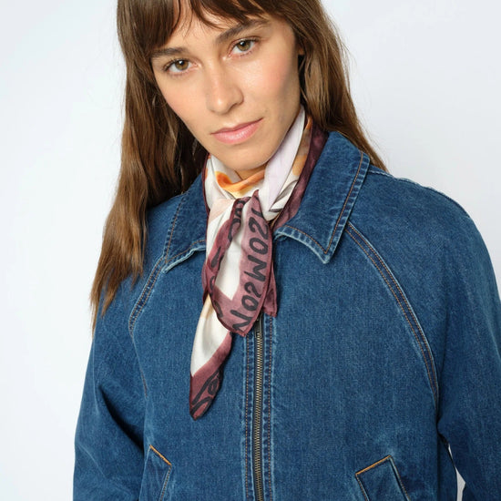 Young Ideas & Henmores -Bernat Suzina Scarf -180 Ecru Multi -OS