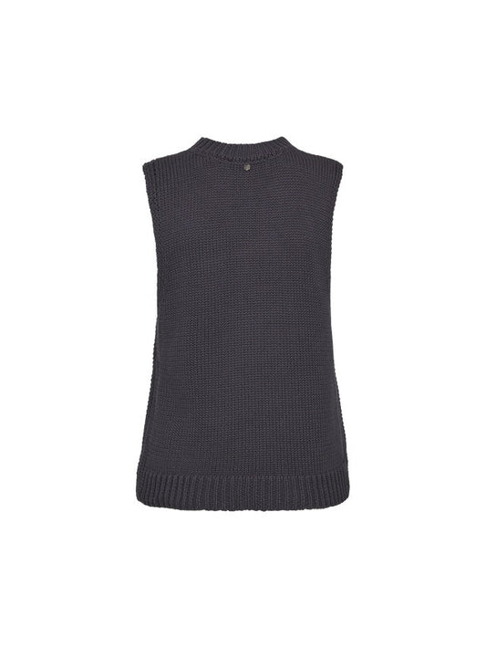 Young Ideas & Henmores -Bine Cotton Sleevless Top -191 India Ink -XS