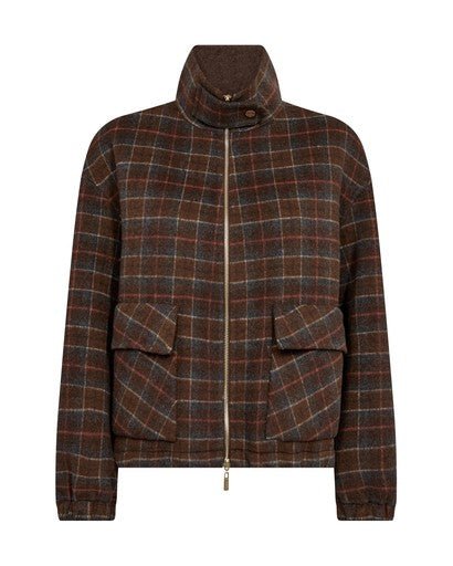 Young Ideas & Henmores -Camille Check Jacket -160 Delicioso -XS