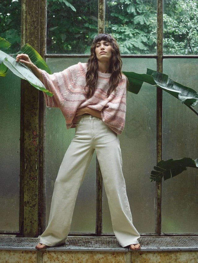 Young Ideas/Henmores - Colette Fringe 32 Jeans - 119 Clay - 26