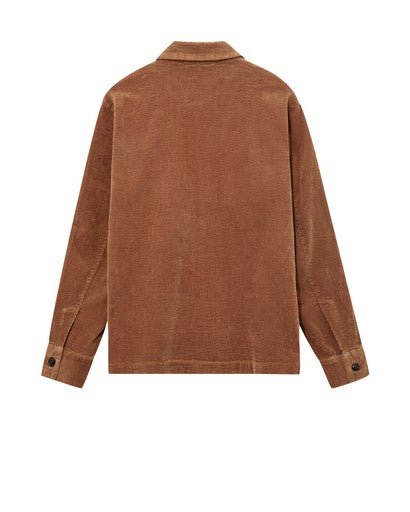 Young Ideas & Henmores -Conley Corduroy Overshirt -697 Toffee -48