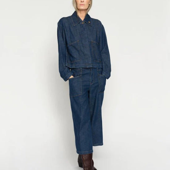 Young Ideas/Henmores - Culotte Arge Jeans - 447 Dark Blue - 26