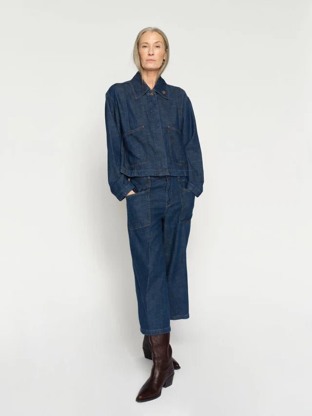 Young Ideas/Henmores - Culotte Arge Jeans - 447 Dark Blue - 26