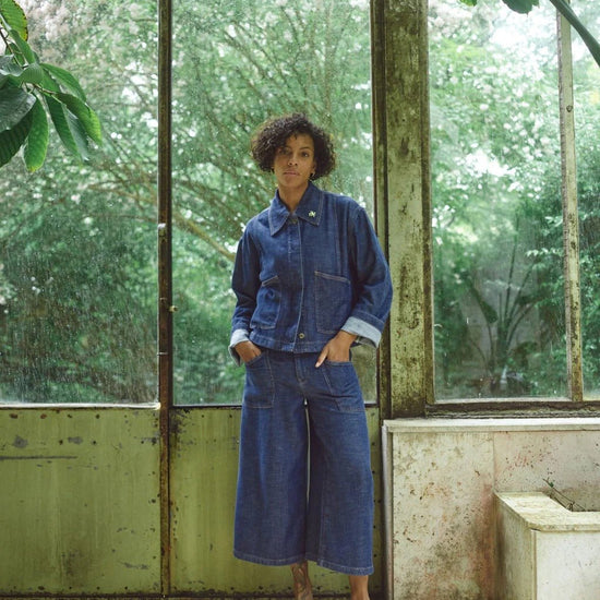 Young Ideas/Henmores - Culotte Arge Jeans - 447 Dark Blue - 26