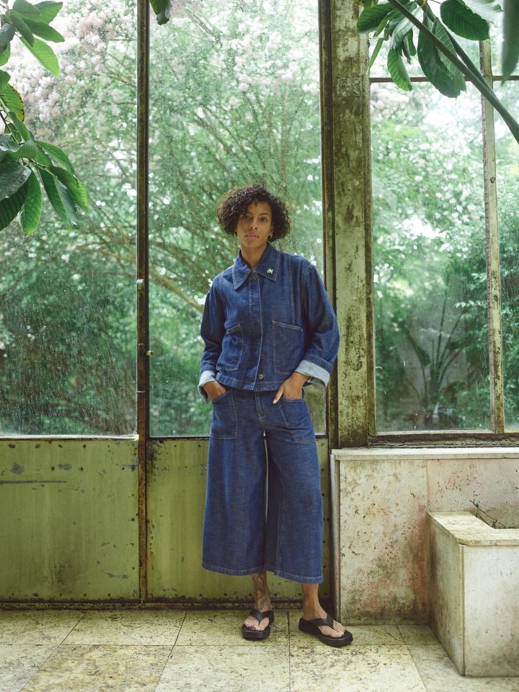 Young Ideas/Henmores - Culotte Arge Jeans - 447 Dark Blue - 26