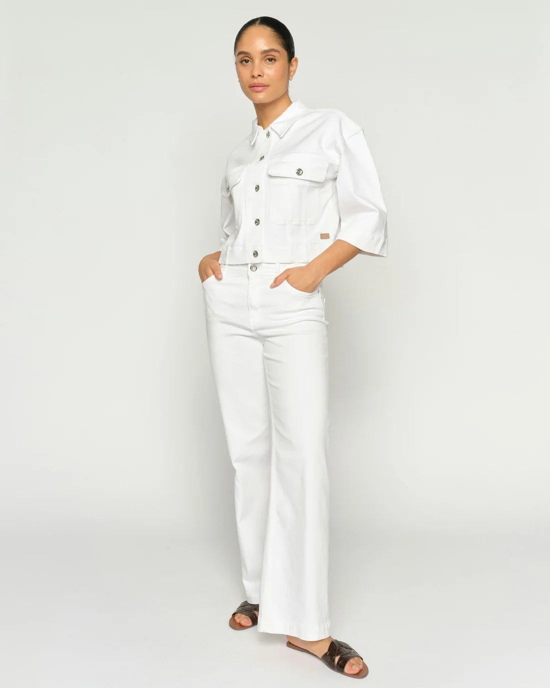 Young Ideas & Henmores -Dara Deluxe Jeans -109 Bright White -25