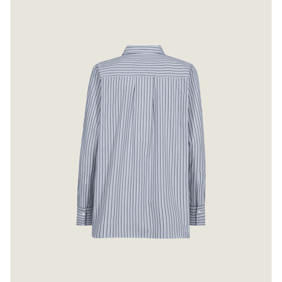 Young Ideas/Henmores - Elinda Slim Stripe Shirt - 835 Brunnera Blue - XS